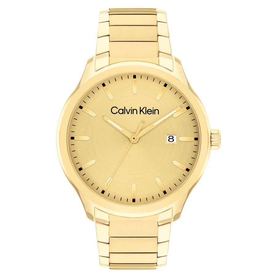 Calvin Klein Gold Steel Green Dial Chronograph Men's Watch - 25200266 – The  Watch Factory Australia