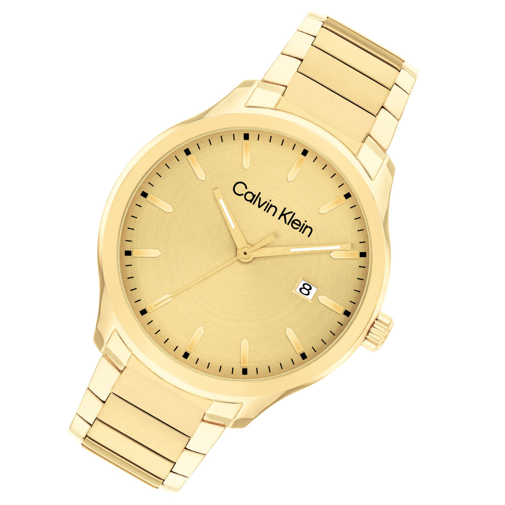 Calvin Klein Gold Steel Green Dial Chronograph Men's Watch - 25200266 – The  Watch Factory Australia
