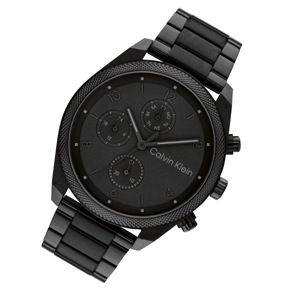 Calvin Klein Sport Multi-Function Ionic Plated Black Steel Black Dial Multi- function Men's Watch - 25200209 – The Watch Factory Australia