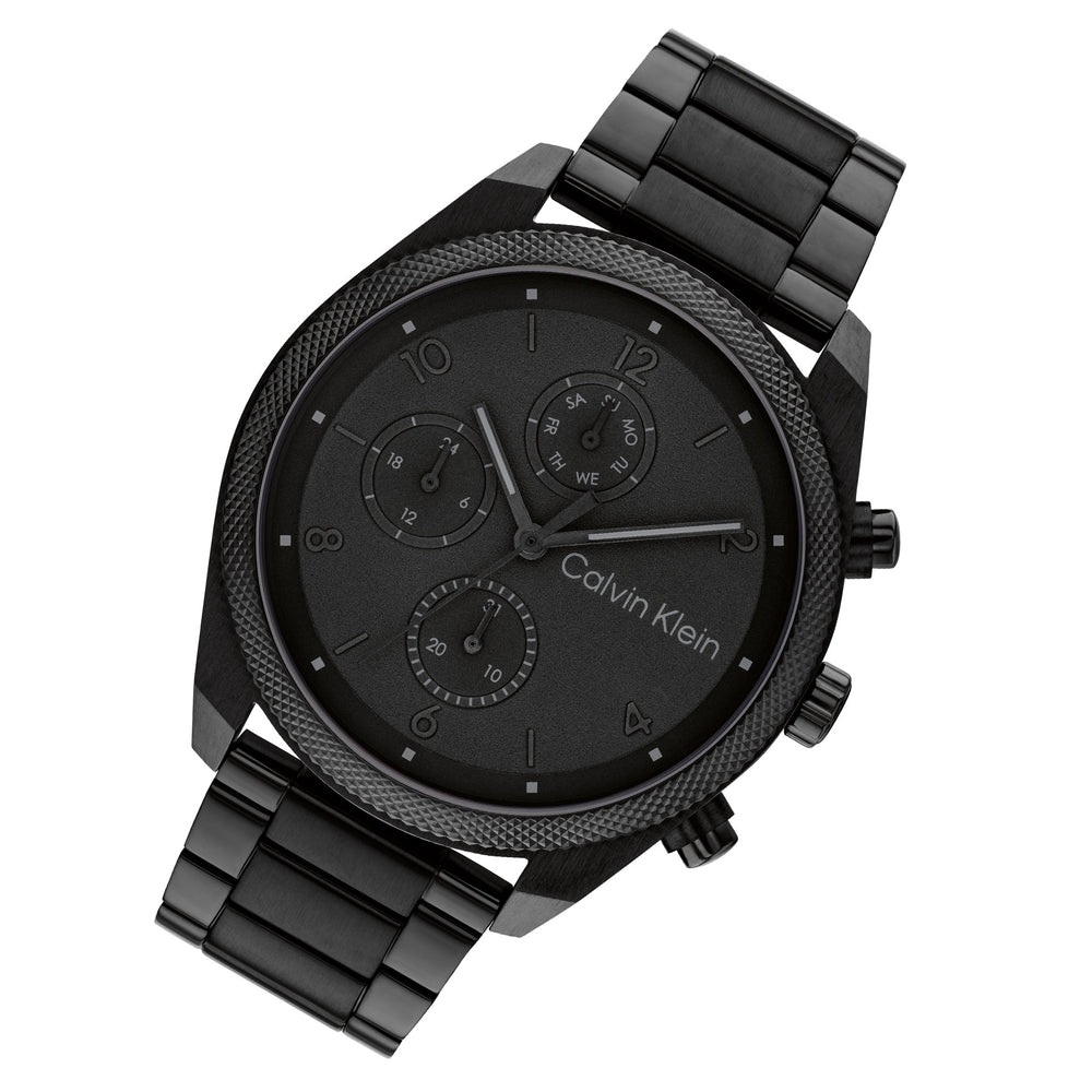 Calvin Klein Sport Multi-Function Ionic Black Watch – Dial The Black Multi- Men\'s Watch - Plated function Steel 25200209 Australia Factory