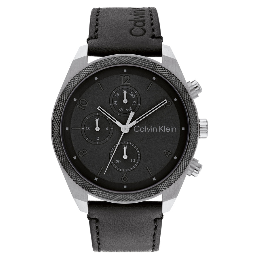 Calvin Klein Modern Skeleton Ionic Plated Black Steel Black Dial  Multi-function Men's Watch - 25200214 – The Watch Factory Australia