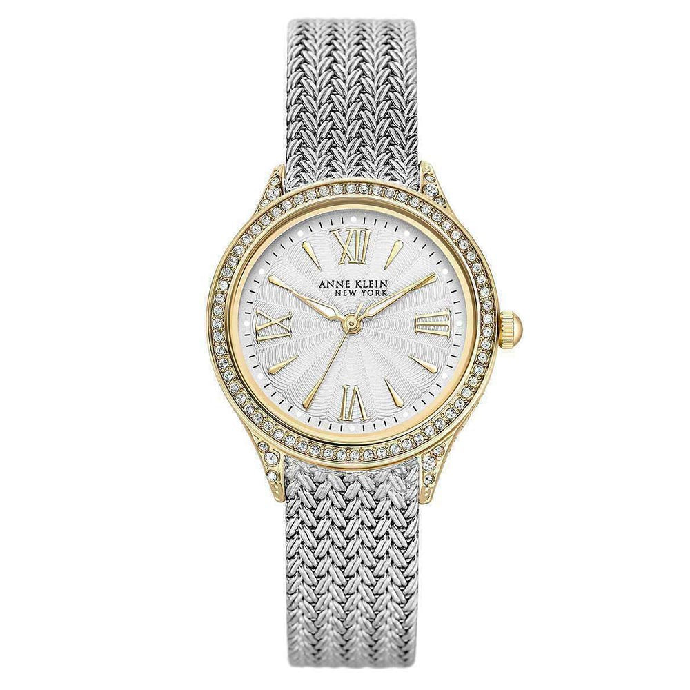 anne klein women's silver watch