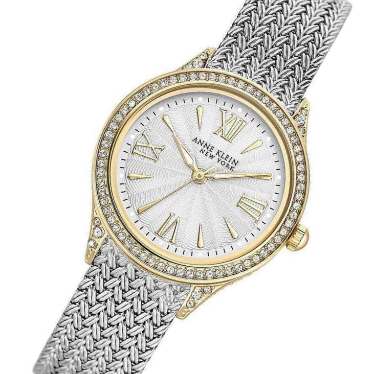 anne klein women's silver watch