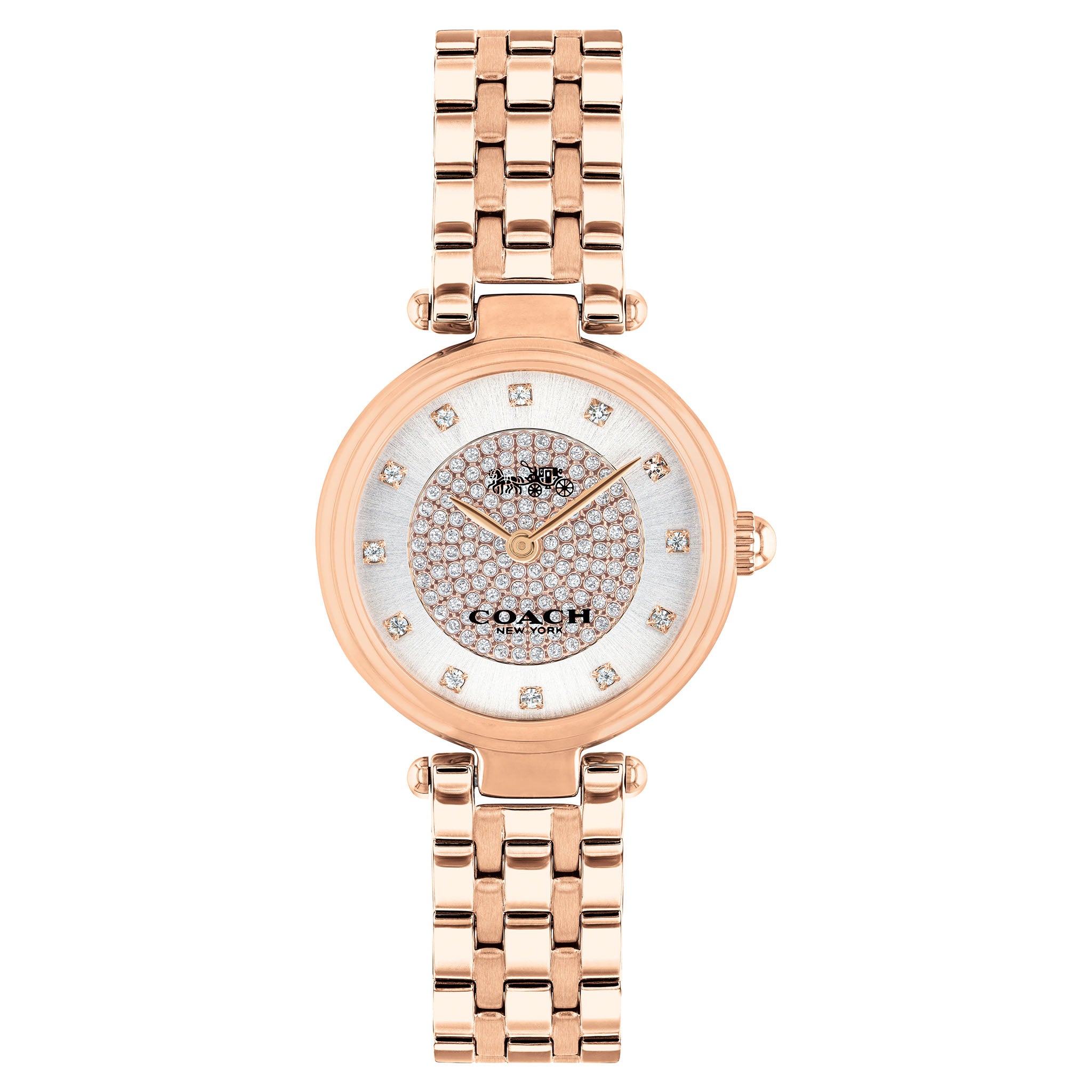 Coach Park Rose Gold Steel Silver White Dial Women's Watch - 14503736 – The  Watch Factory Australia