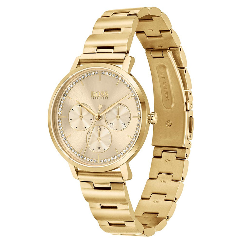 hugo boss womens gold watch