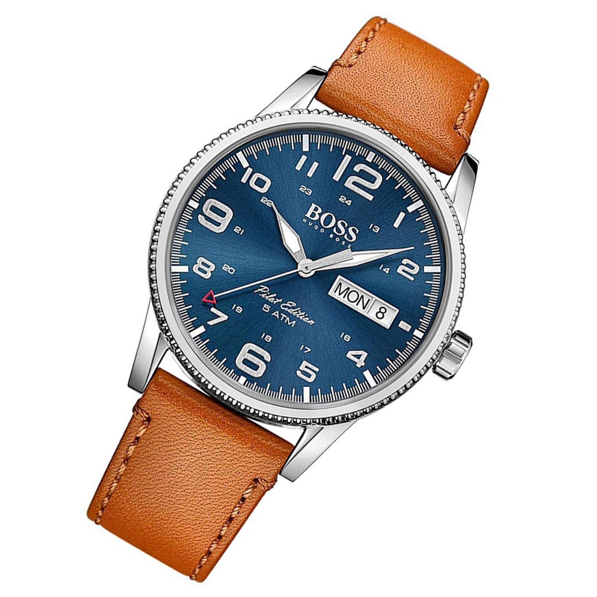 Boss Pilot Leather Watch 1513331 – The Watch Australia