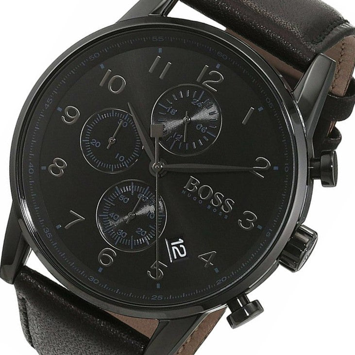 hugo boss navigator watch black