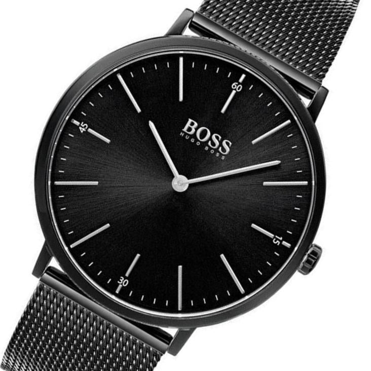 mens hugo boss mesh watch