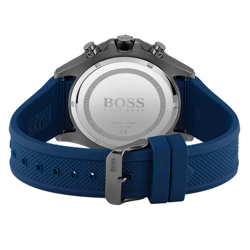 hugo boss chronograph watch blue