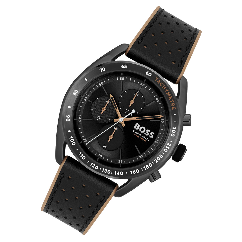 Hugo Boss Admiral Black Silicone Men's Chronograph Watch - 1513912 – The  Watch Factory Australia