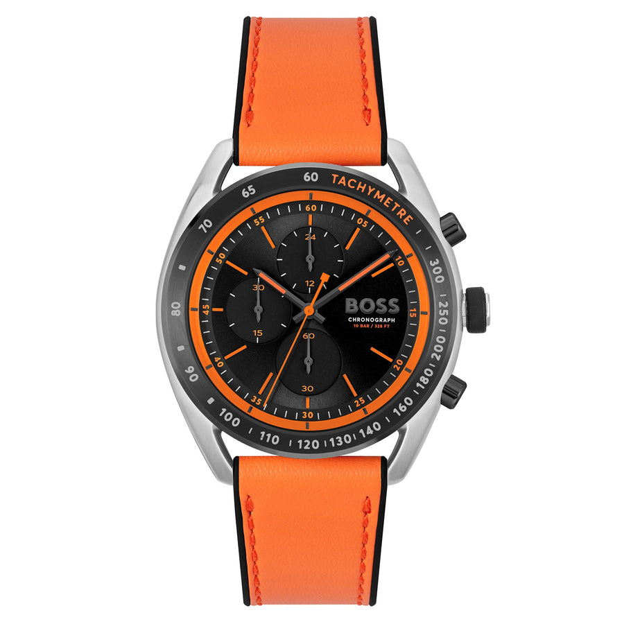 Hugo Boss Multi-colour Australia The Men\'s Black – Nylon - Factory Watch Watch Dial Chronograph 1514