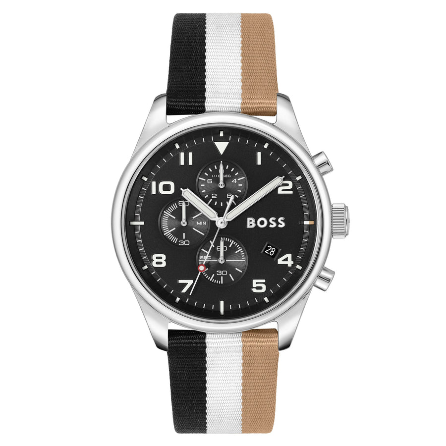 Hugo Boss Skymaster Grey Mesh Men's Chrono Watch - 1513837 – The Watch  Factory Australia