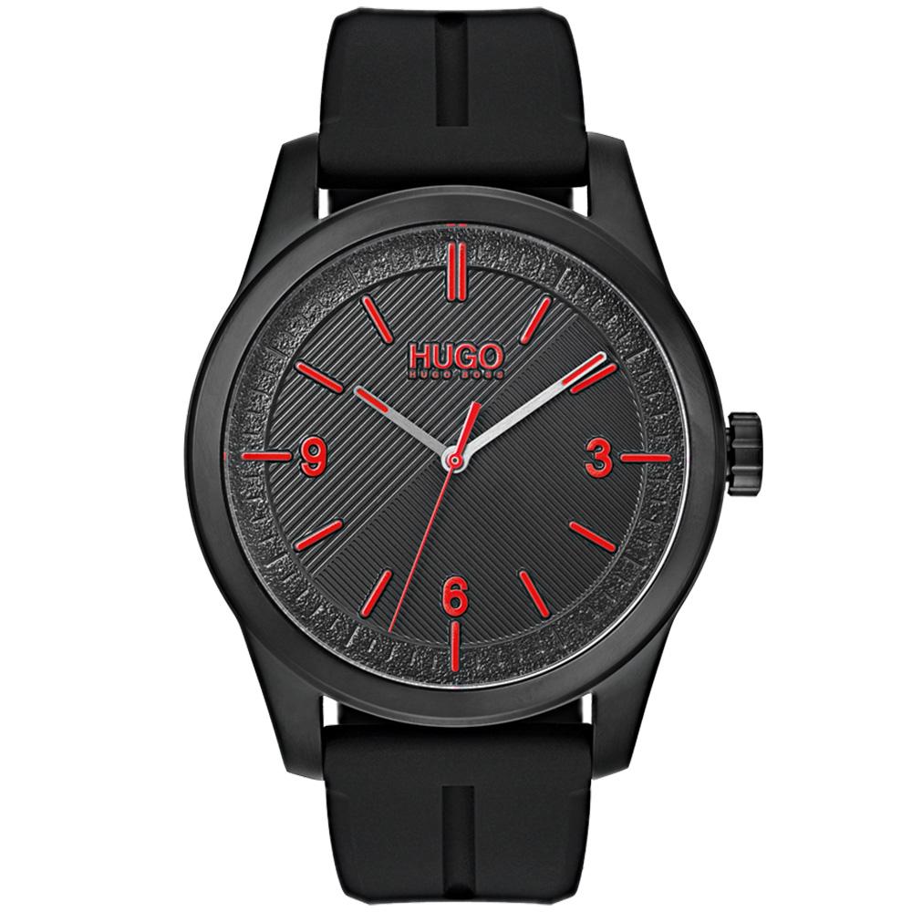 hugo boss watch mens leather