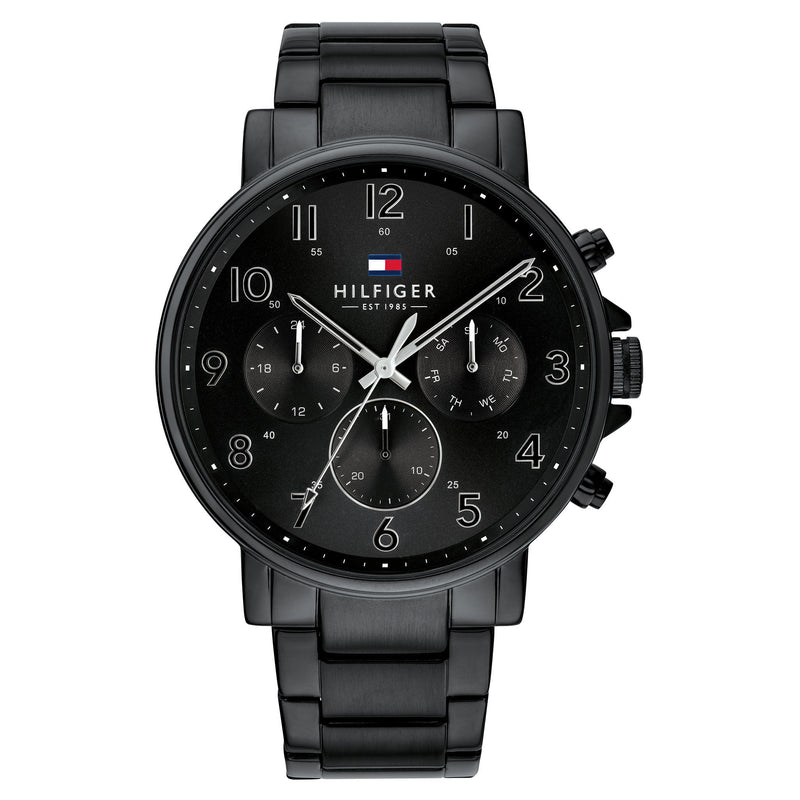 Tommy Hilfiger Multi-function Black Steel Men's Watch - 1710383 – The ...