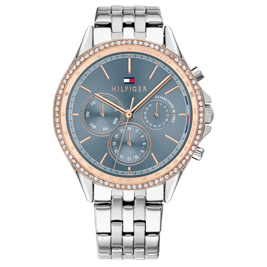 tommy hilfiger watch women silver