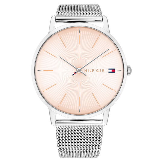 tommy hilfiger watch women silver