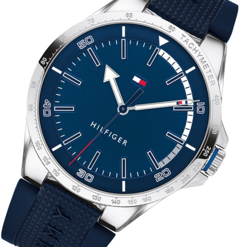 tommy hilfiger men's blue watch