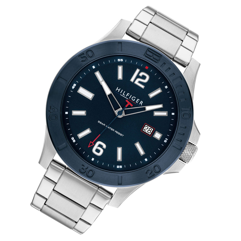 Tommy Hilfiger Silicone Band Blue Dial Men's Watch - 1792000 – The Watch  Factory Australia