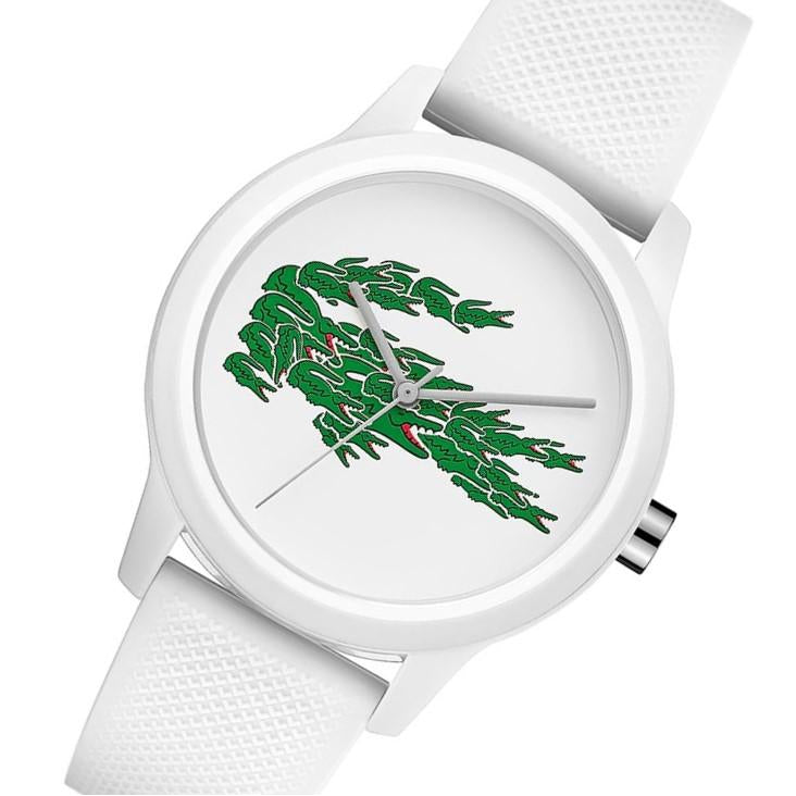 lacoste watch white