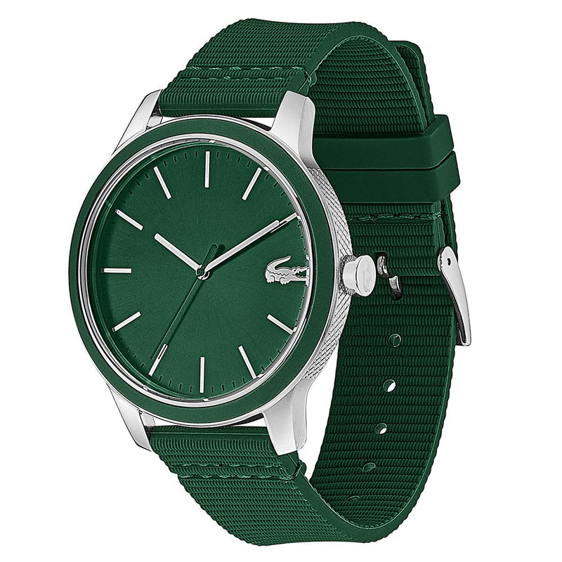 Lacoste 12.12 Green Silicone Band Men's Watch - 2011085 – The Factory Australia