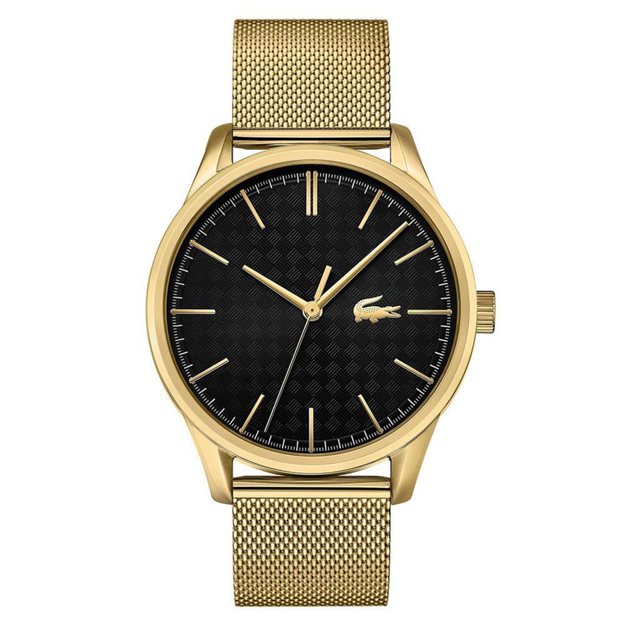 Lacoste Club Gold Mesh Black Dial Men\'s Watch - 2011224 – The Watch Factory  Australia