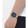 Lacoste Tiebreaker Gold Steel Blue Dial Men's Chrono Watch - 2011151