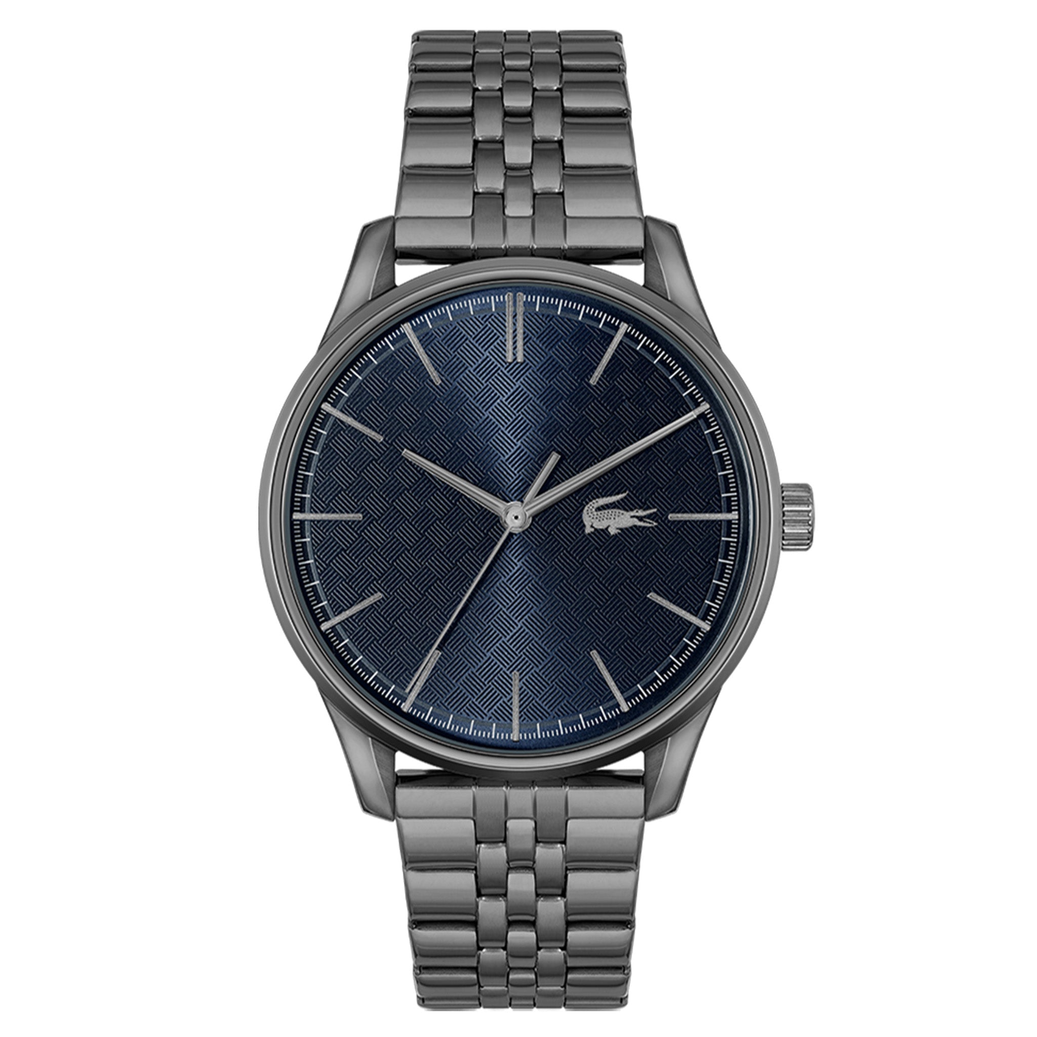 Lacoste Black Leather Blue Dial Men's Watch - 2011168 – The Watch