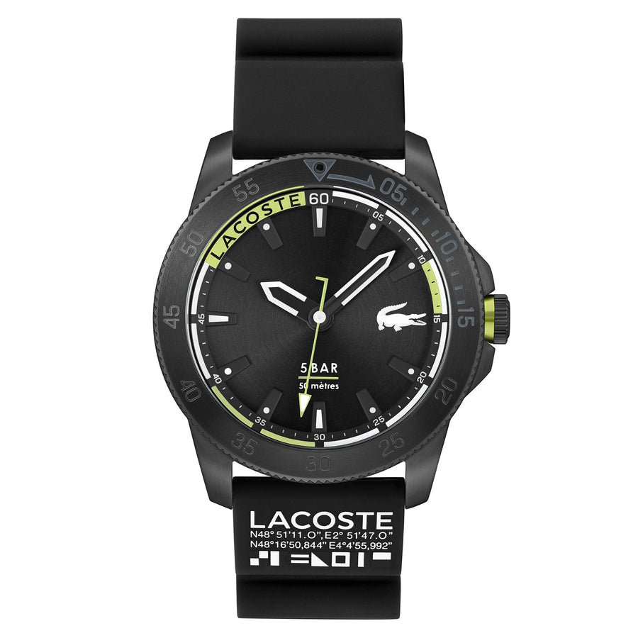 Lacoste Club Gold Mesh Australia The 2011224 Watch Factory Black Dial – - Watch Men\'s