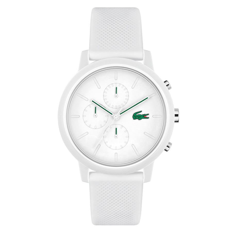 – - 2011232 Lacoste Neocroc Watch Australia Silicone Men\'s Watch White Factory The