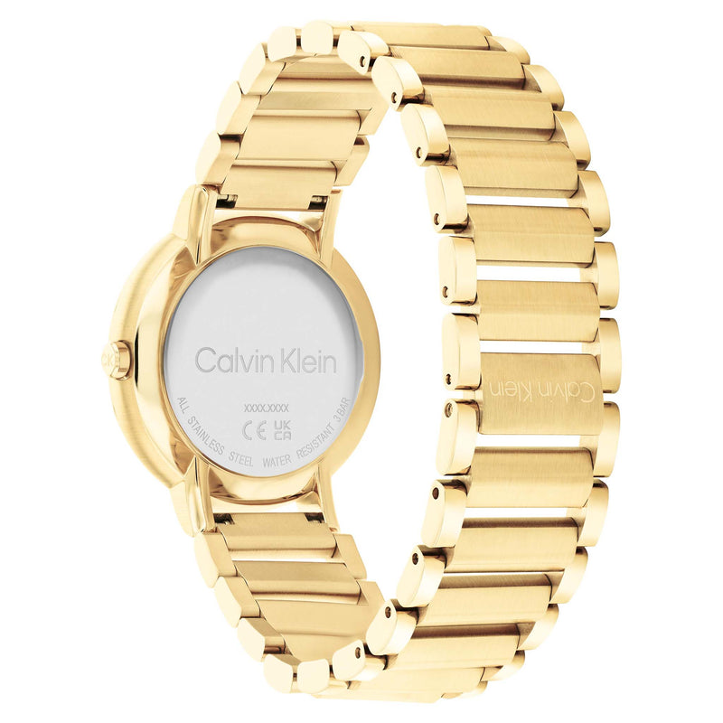 calvin klein golden watch