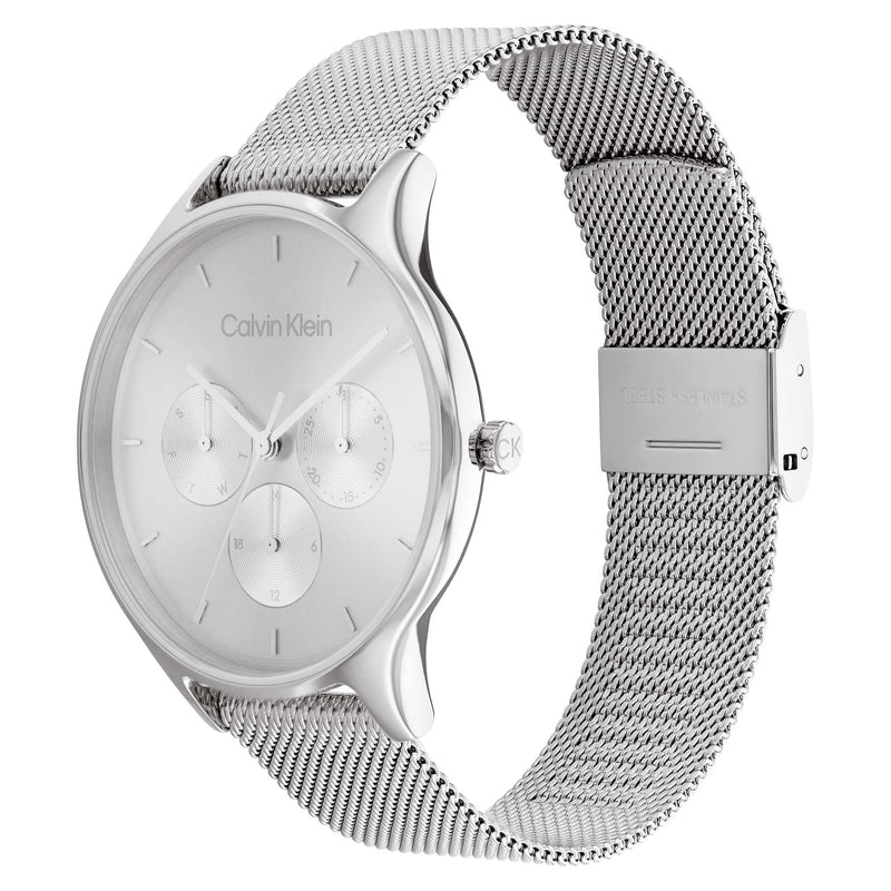 calvin klein silver watch