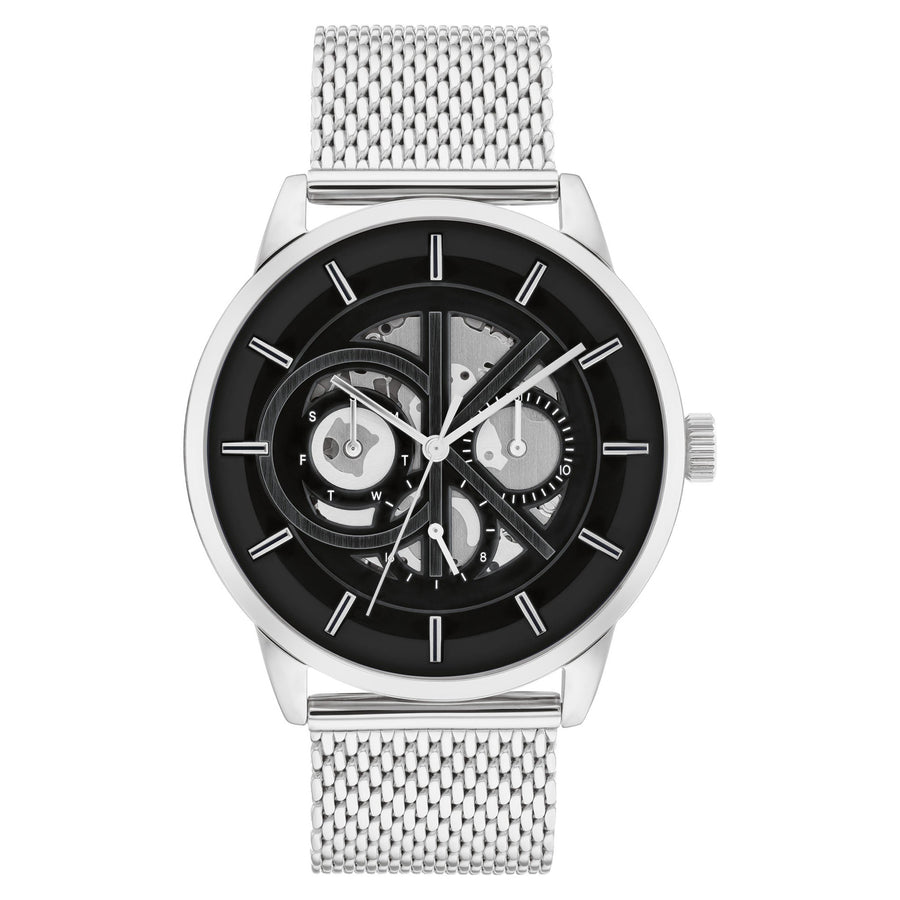 Black Watch function Ionic The Australia Plated - – Black Calvin Factory Dial Multi-Function Sport Watch Men\'s 25200209 Klein Multi- Steel