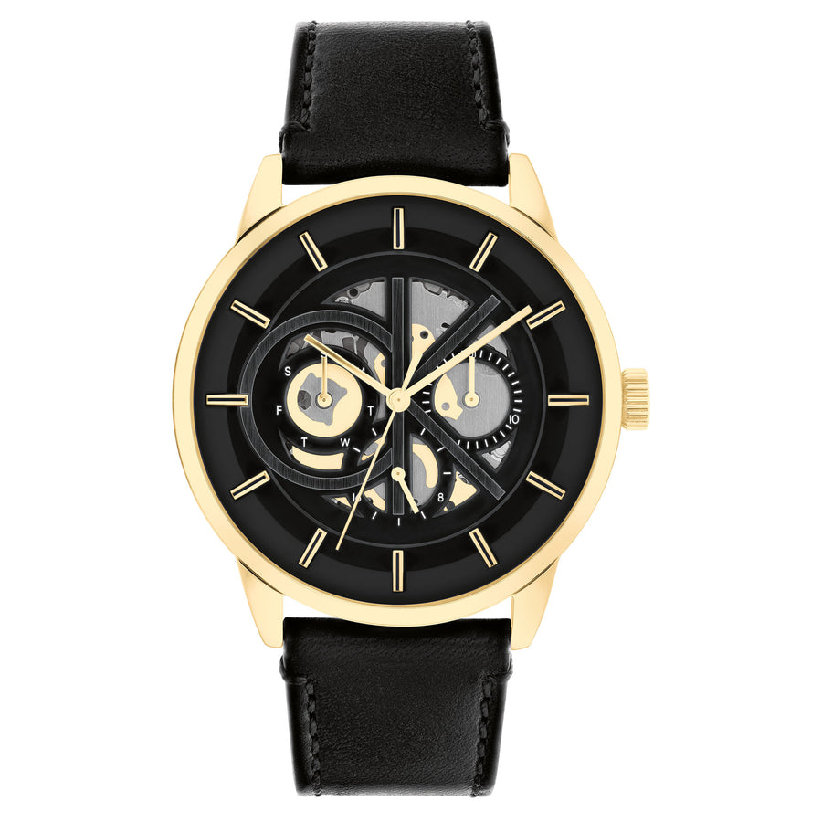 Calvin Klein Sport Multi-Function Ionic Plated Black Steel Black Dial Multi- function Men's Watch - 25200209 – The Watch Factory Australia