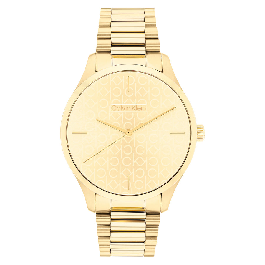 Calvin Klein Gold Mesh Blue Dial Unisex Watch - 25200153 – The Watch  Factory Australia | Quarzuhren