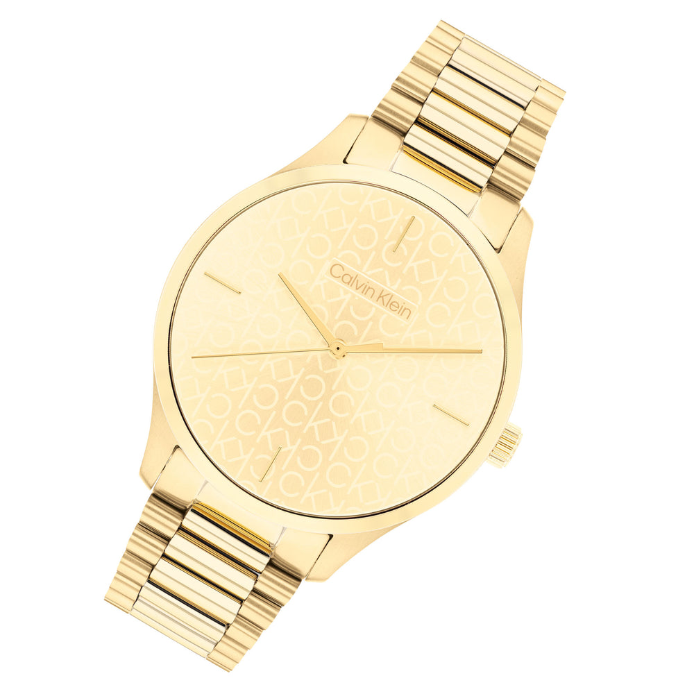 Calvin Klein Gold Mesh Blue Dial Unisex Watch - 25200153 – The Watch  Factory Australia