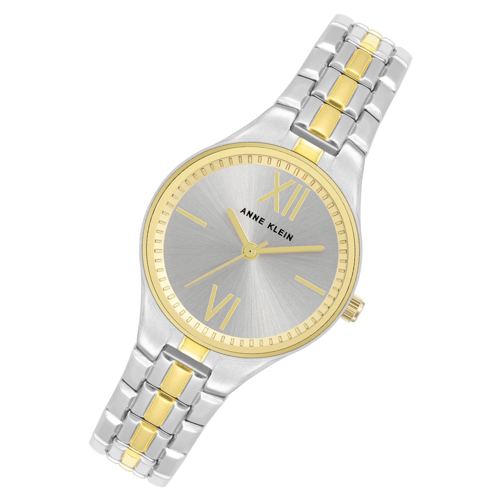 Anne Klein Diamond Gold Steel Champagne Dial Women's Watch