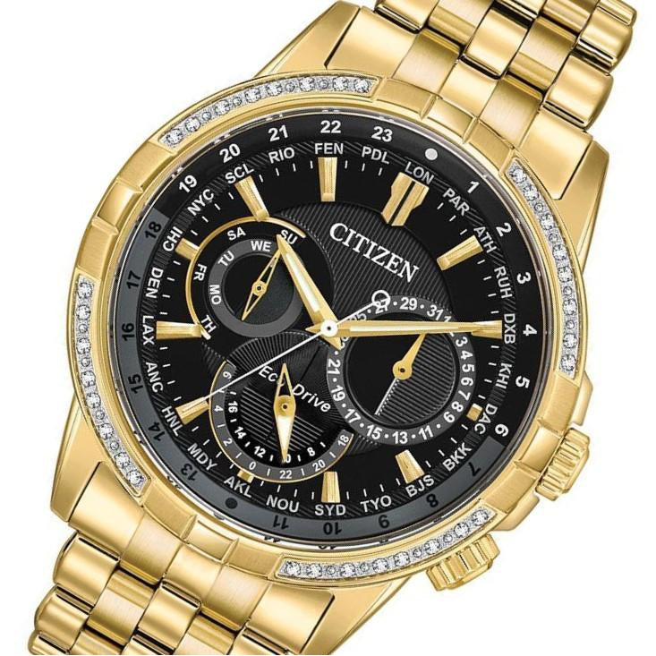 citizen men's diamond watch