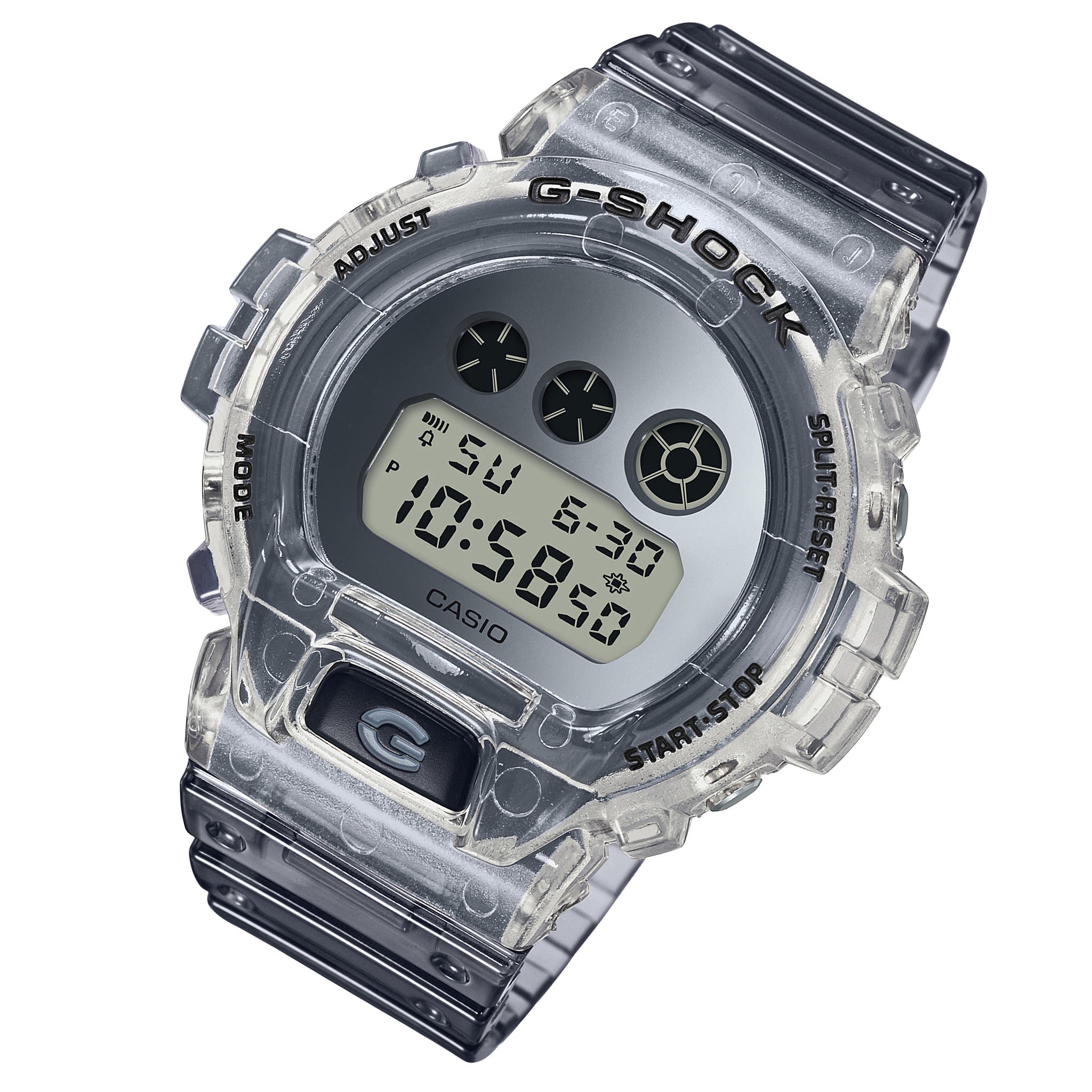 Casio G-SHOCK Clear Grey Resin Digital Men's Watch - DW5600SK-1D