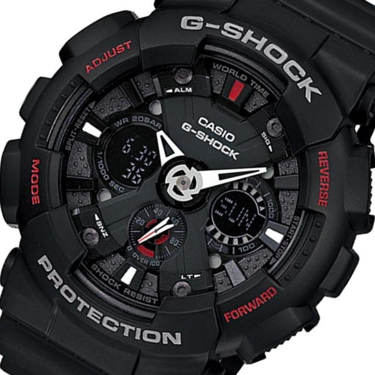 g shock watches in black