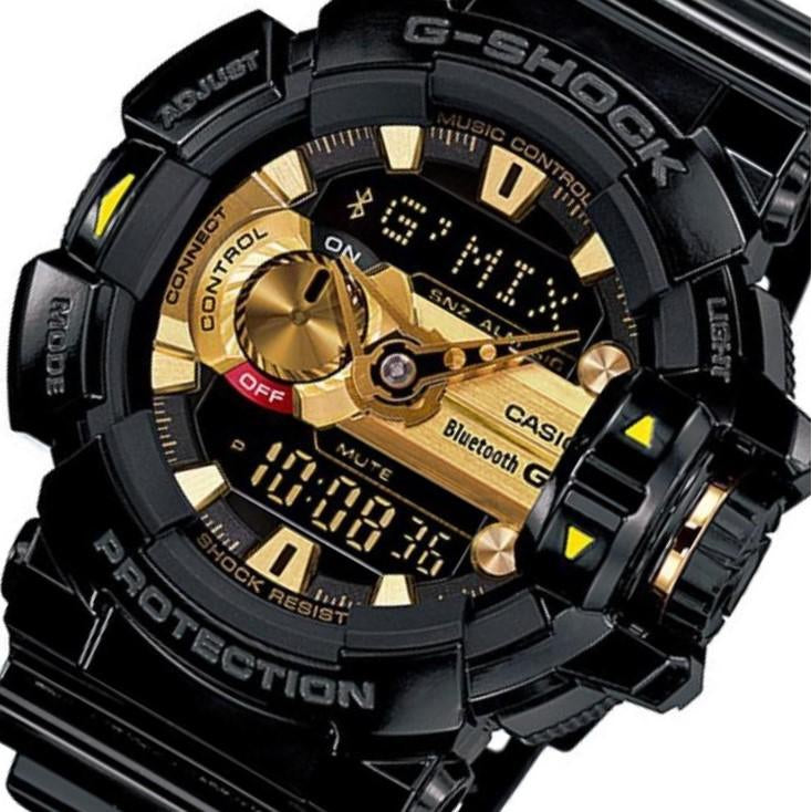 Casio G Shock Bluetooth G Mix Black Gold Men S Watch Gba400 1a9 The Watch Factory Australia