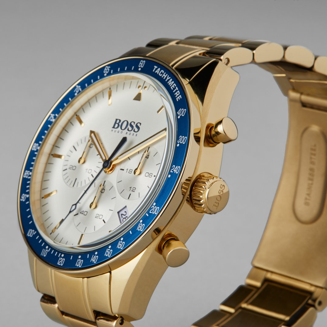 hugo boss gold trophy watch