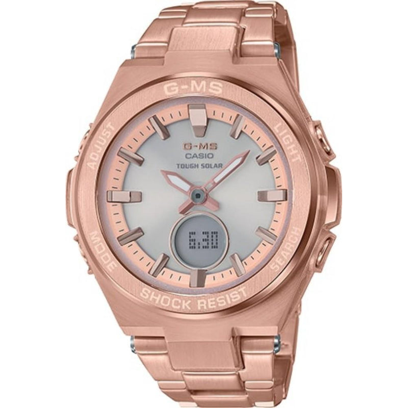 Casio Baby-G Rose Gold Solar Powered Ladies Watch - MSGS200DG-4A – The ...