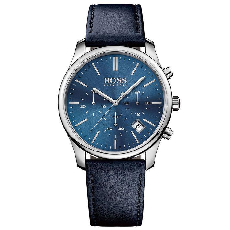 BOSS Chronograph Leather Men's Watch 