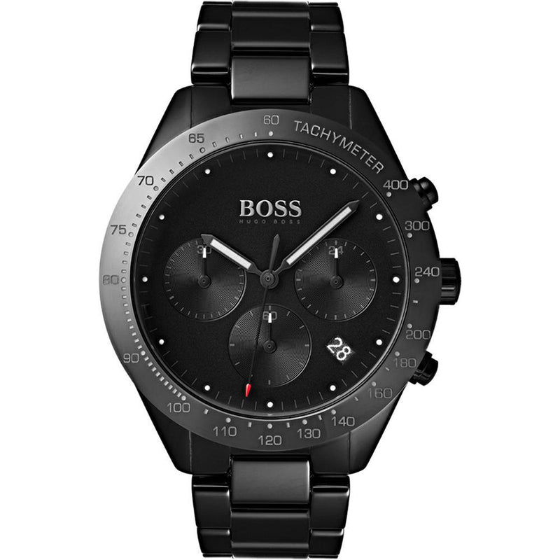 black ceramic hugo boss watch