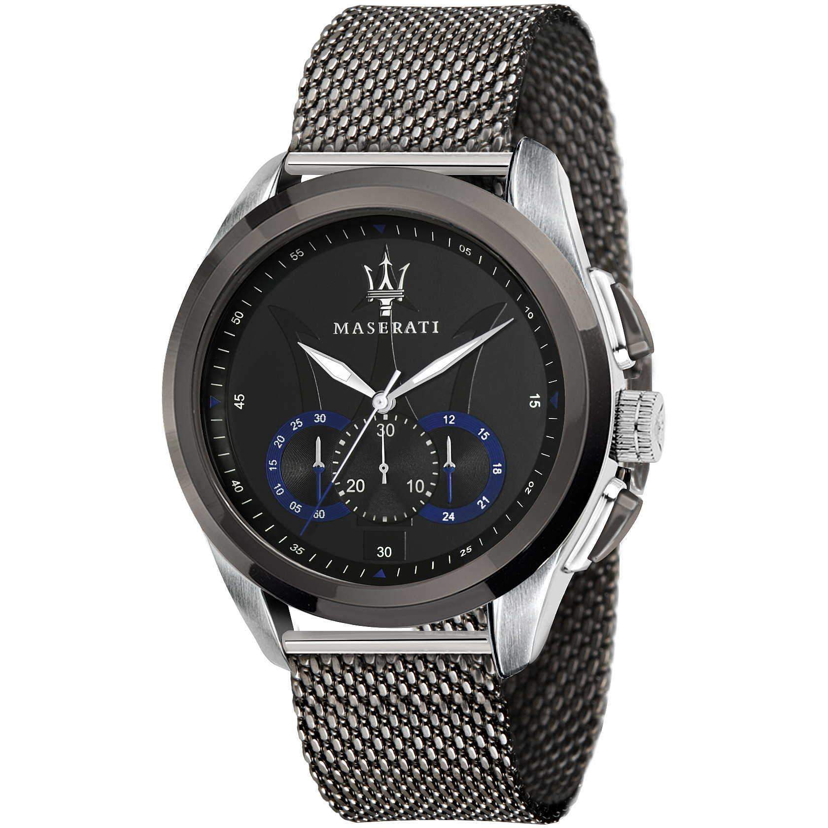 Maserati Traguardo Men's Steel Mesh Watch - R8873612006 – The Watch ...