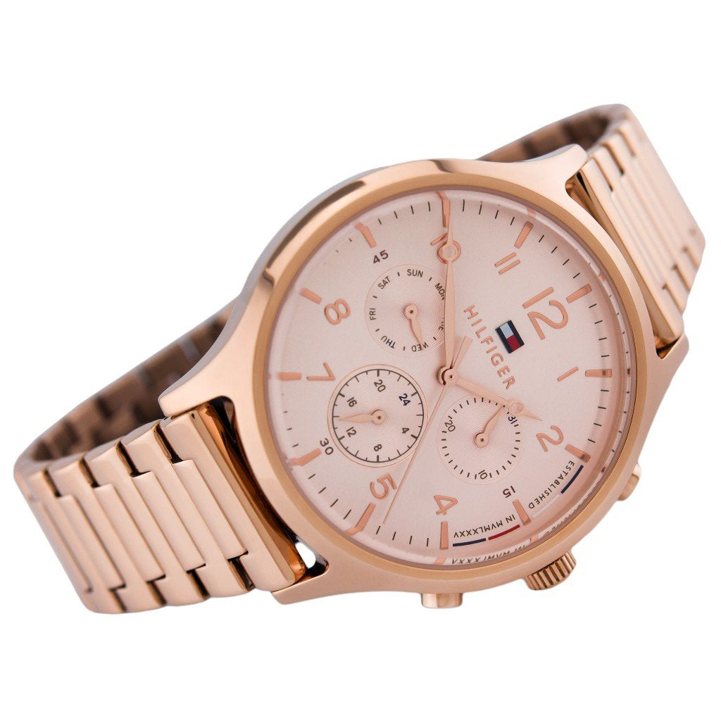 tommy hilfiger women's watch rose gold