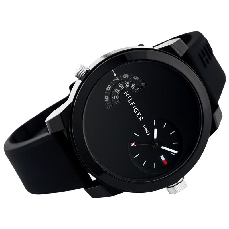 tommy hilfiger denim black watch