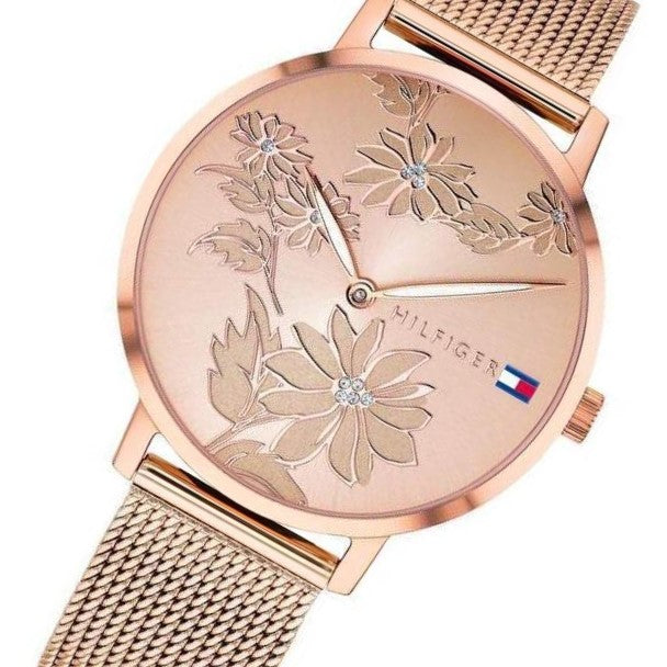 tommy hilfiger ladies mesh watch