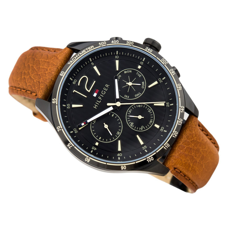 tommy leather watch