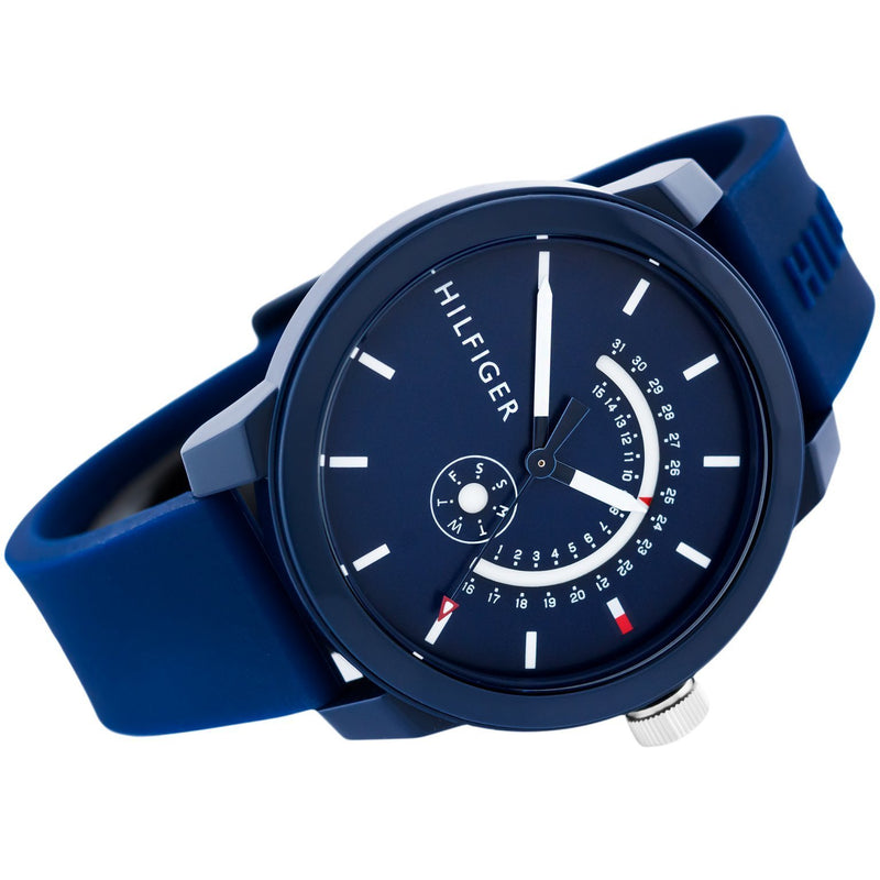 tommy hilfiger men's silicone sport watch